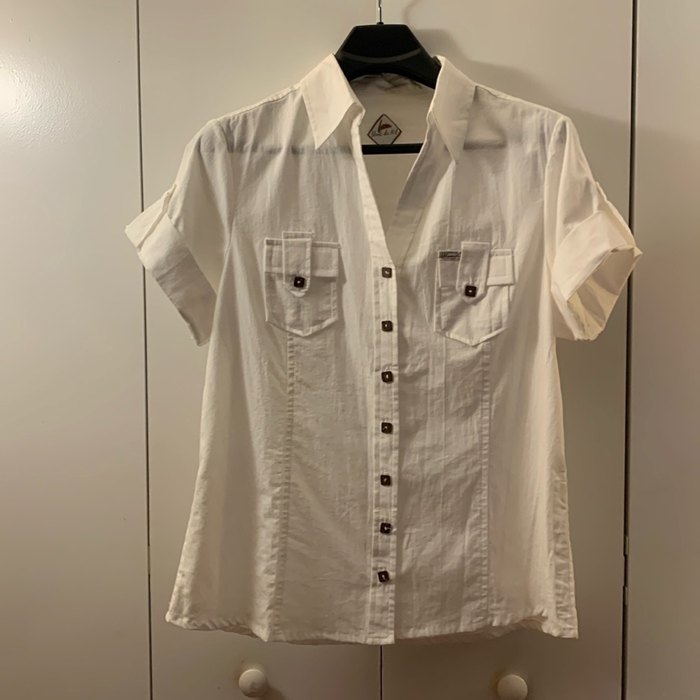 Blanc du Nil EUC All Cotton Top